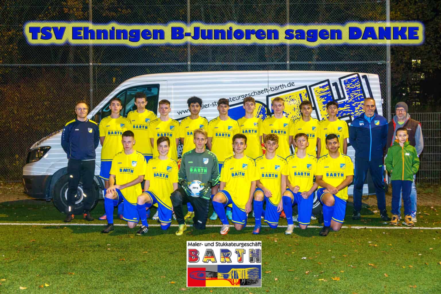 B2-Junioren Sagen Herzlichen Dank An Steffen Barth – TSV Ehningen Fussball